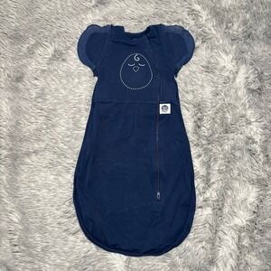 Nested Bean Zen One Transitional Swaddle Sleepsack Navy Baby 3-6 months